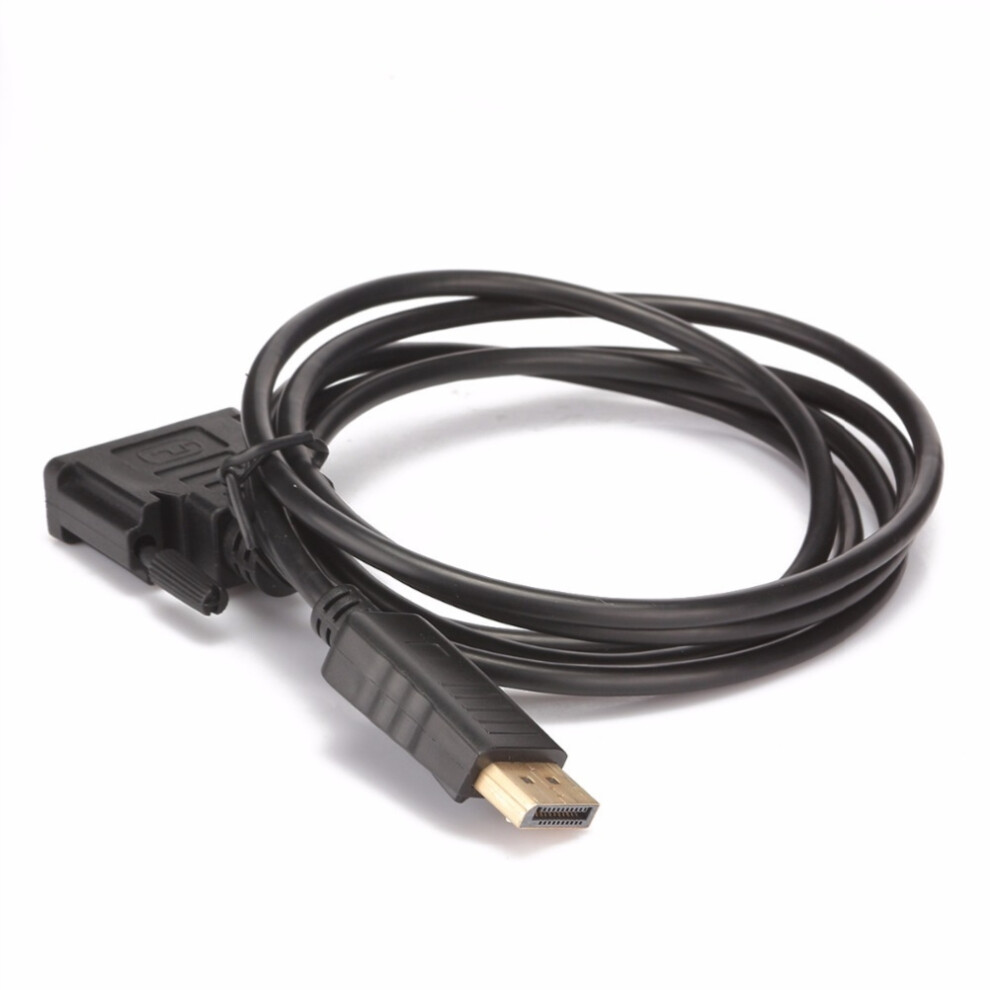1.8M Displayport To Dvi Male To Male Adapter Cable 1080P For Pc & Monitor 3591363537588