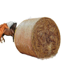 6x6 ft Round Bale Hay Net, Large Slow Feeder, Knotless Design, Fits 4x46x6 Round & 3x35x5x8ft Square Bales, Black