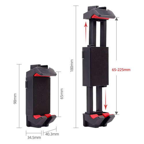 Universal Tablet Phone Holder Clamp Tablet Clamp Adapter Tripod 2