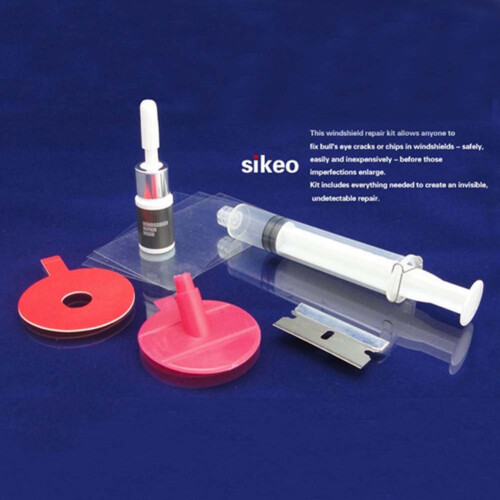 DIY Windshield Repair Kit for Star & Half Moon Cracks - Easy Use 2