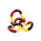 Fidget-Roller-Twist-Spielzeug, Modell: A Größe: 1,0 cm Farbe 2