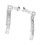 Adjustable Variable Speed Kids Bicycle Training Wheels for 16-22 Inch Bikes, Silver 15