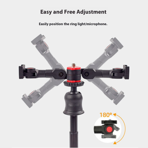 Phone Tripod Mount, Universal Smartphone Mount Adapter with Cold 1