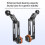 Adjustable Car Mobile Phone Mount Base 17mm Ball Head Adapter 7