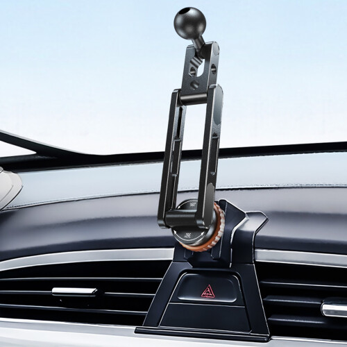 Adjustable Car Mobile Phone Mount Base 17mm Ball Head Adapter 1