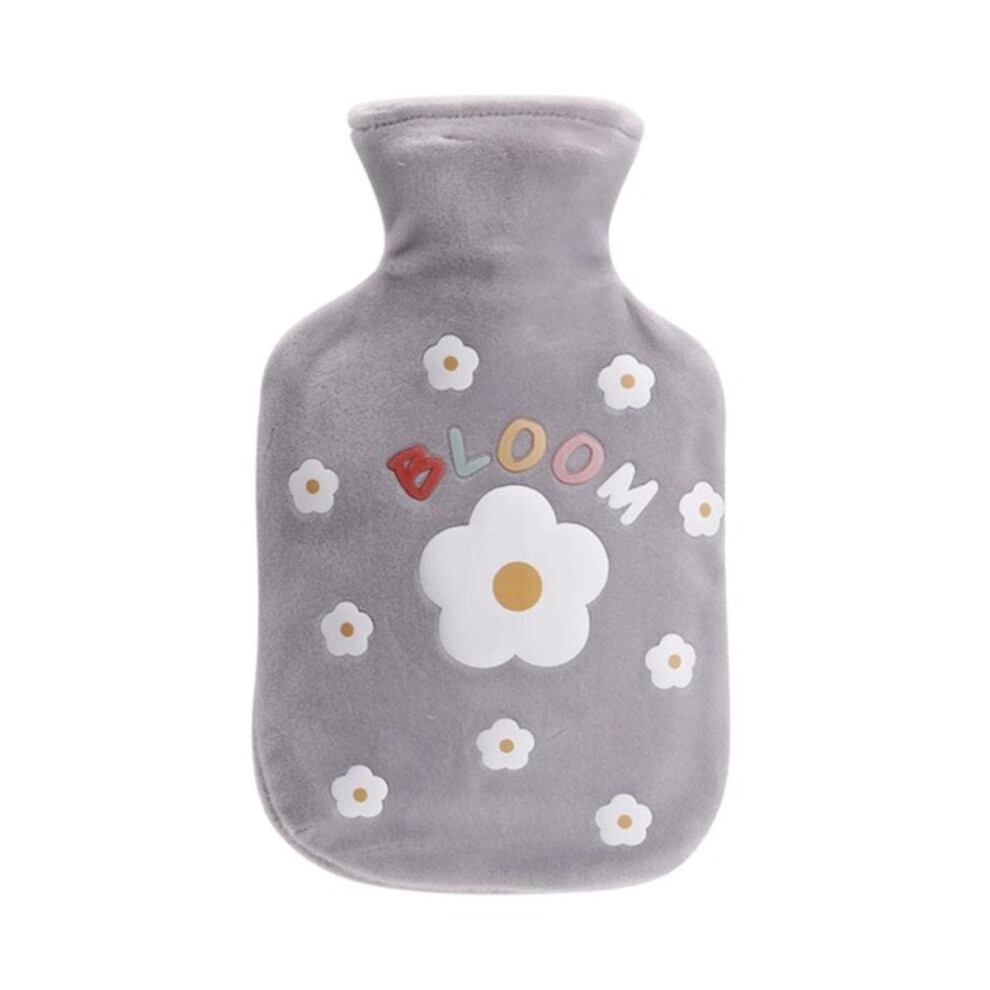 Plush Waterfilling Hot Water Bag Hand Warmer, Reusable Soft Hot Water Bottle With Cozy Cartoon Cover, Winter Warmth
