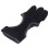 Bogenschießen 3-Finger-Handschuh Größe L Grau/Schwarz Acryl-PU 1