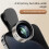 Universal Fast Release Smartphone Lens 130 Wide Angle Lens 6
