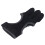 Bogenschießen 3-Finger-Handschuh Größe L Grau/Schwarz Acryl-PU 4