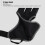 Bogenschießen 3-Finger-Handschuh Größe L Grau/Schwarz Acryl-PU 13