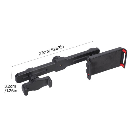 Double Device Plastic Holder With Extended 27cm Base For Stable 2