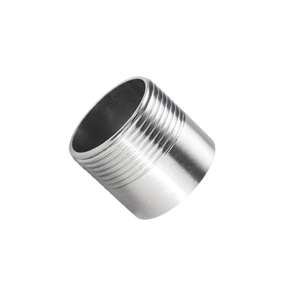 201 Stainless Steel Single Wire External Thread Water Pipe Joint G1/4 Straightthrough Welded 9323874079172