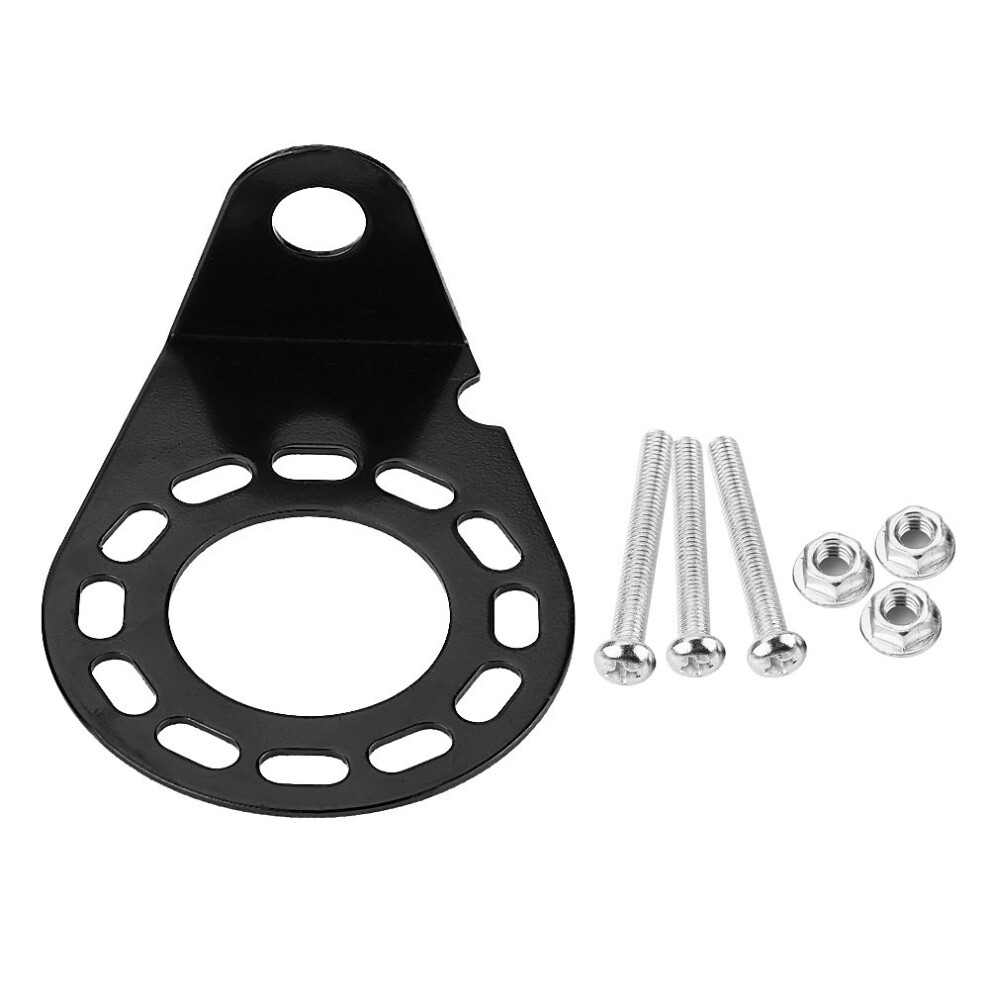 Metal Mounting Bracket Holder For 7Pin And 13Pin Caravan Towing Trailer Connector Plug Socket Universal Steel Bracket Black 9067246017897