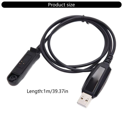 PVC Data Cable For BF-UV9R BF-A58 BF9700 Two Way Radio Frequency 2