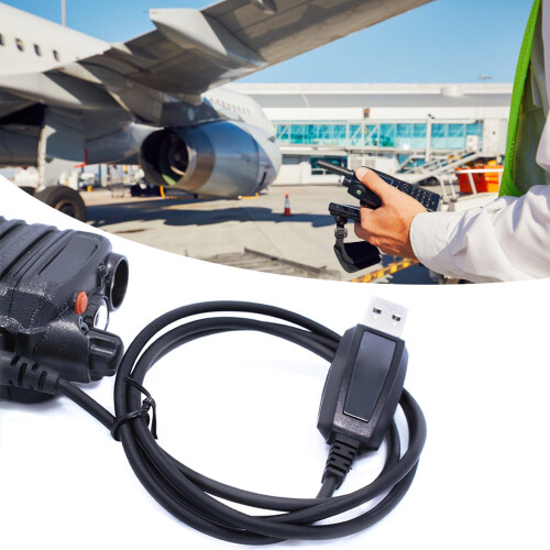 PVC Data Cable For BF-UV9R BF-A58 BF9700 Two Way Radio Frequency 1
