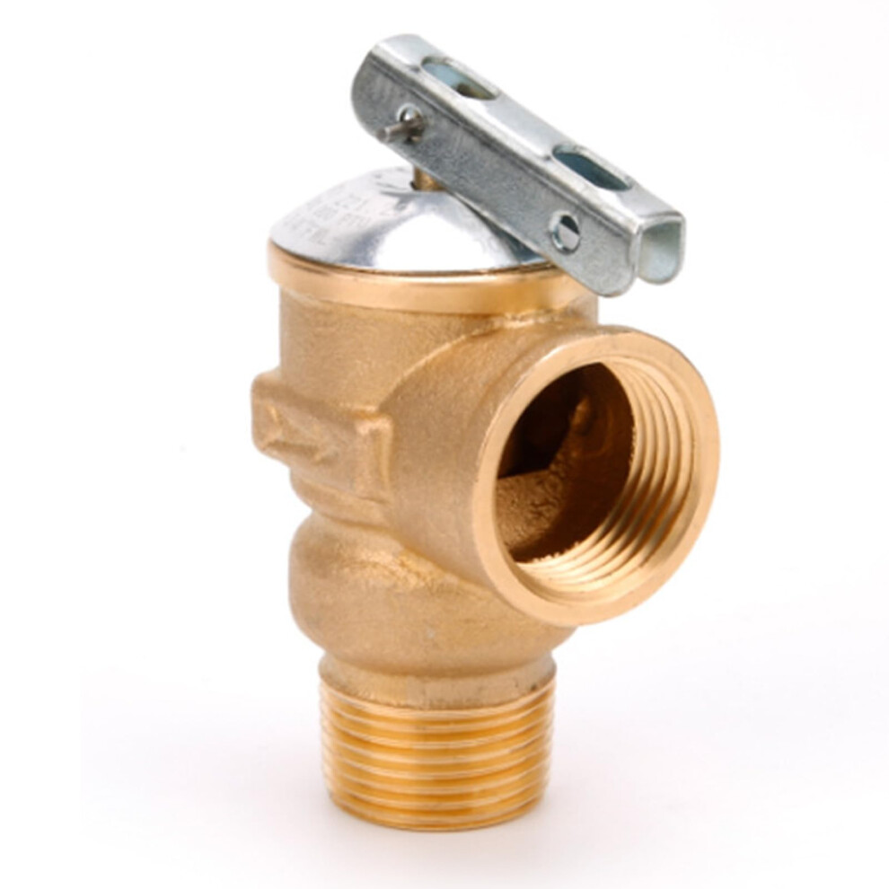 Temperature Pressure Relief Valve Brass Material 3/4 Npt 150 Psi Hot Water Tank 9067246018092