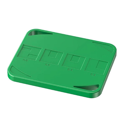 Ergonomische magnetische siliconen stencilmat voor