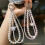 String Chain Beaded Chain Strap Decorative Phone Case-White 2