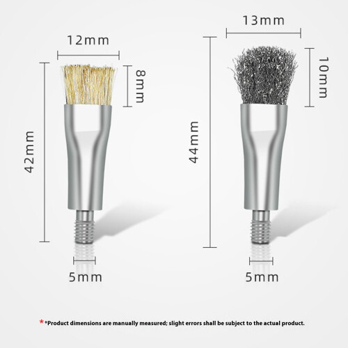 Reinforced Wire Brush Set with Anti Static Handle Professional 2