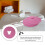 100Pz Cuscino Massaggio in Tessuto Non Tessuto Rosa 5