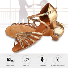 Latein-Tanzschuhe Kinder 29 Gold PU 260g Modell:LCS29