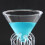Transparentes Oktopus-Cocktailglas 100 ml, 13 cm  9 cm 4