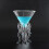 Transparentes Oktopus-Cocktailglas 100 ml, 13 cm  9 cm 6
