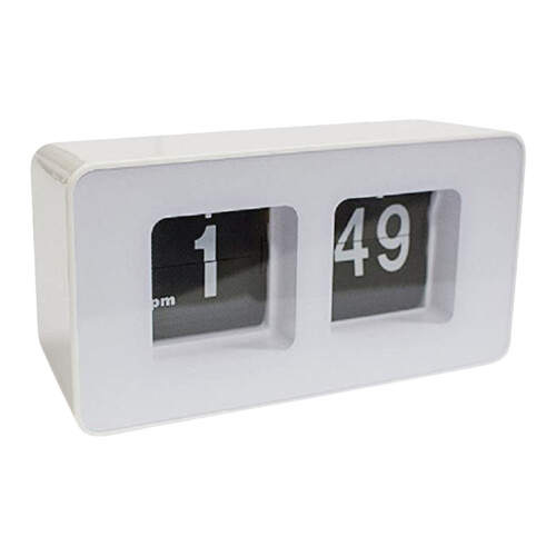 Decorative Flipped Clock Retro Turn Page Clock for Enhancing