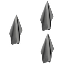 Lot de 3 serviettes en microfibre durables pour une absorption