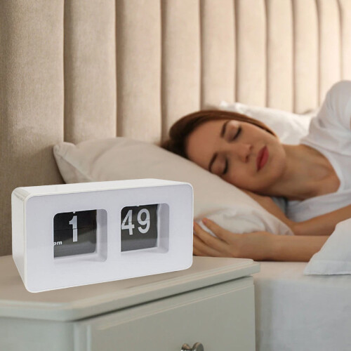 Decorative Flipped Clock Retro Turn Page Clock for Enhancing 2