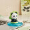 Sculpture de Panda décorative, support de téléphone portable, 3