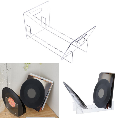 Modischer Plattenständer mit Acryl-Basis-Desktop-Display-Regal 2