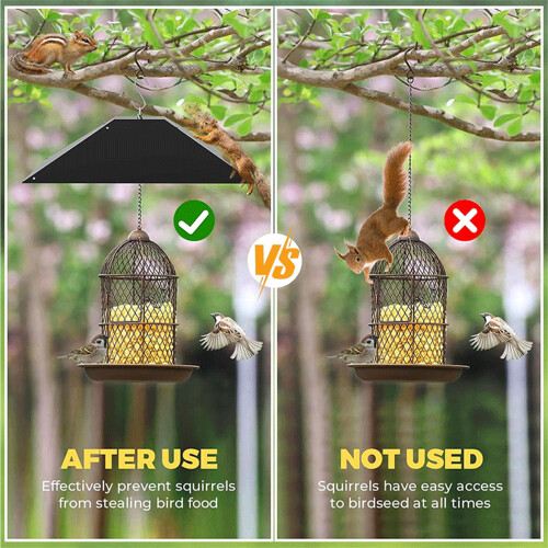 Squirrel Proof Hanging Baffle for Bird Feeder WearResistant Bird 2