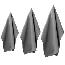 Set of 3 Absorbent Microfiber Towels for Home, Travel, and Car