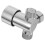 Valvola Miscelatrice Acqua Fredda Alluminio Argento Bagno 10