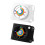 Black ABS Magnetic Timers Visual Display For Baking-White 2