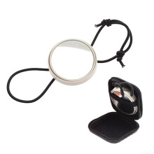 Adjustable Wristband Scuba Diving Mirror For Underwater Monitoring Scuba Diving Accessory White