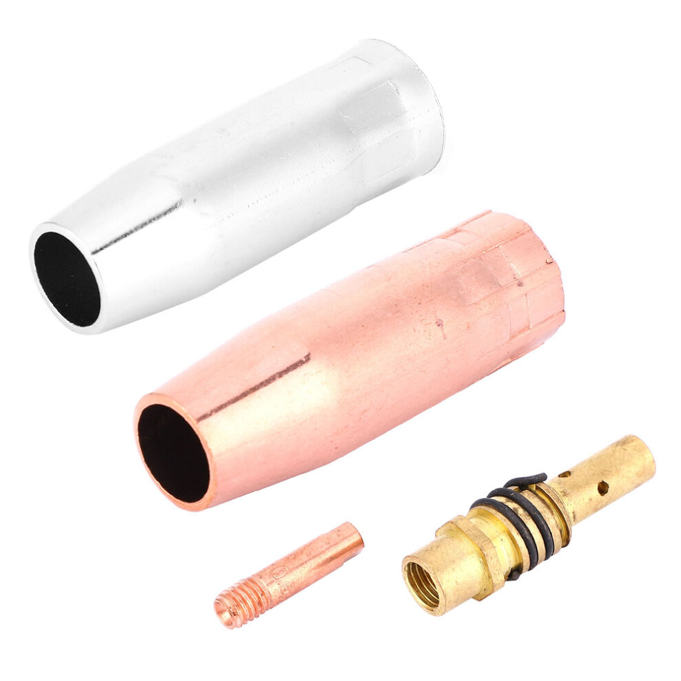 20Pcs 15Ak Mig Welding Torch Consumables: 0.8Mm Contact Tips & Gas Nozzles 4601363553095