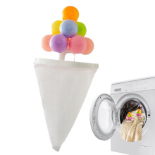 Filter Laundry Ball Washing Machine Filter Bag Pet Hair Removal PP Mesh Colorful Collector 20.5x9.3cm