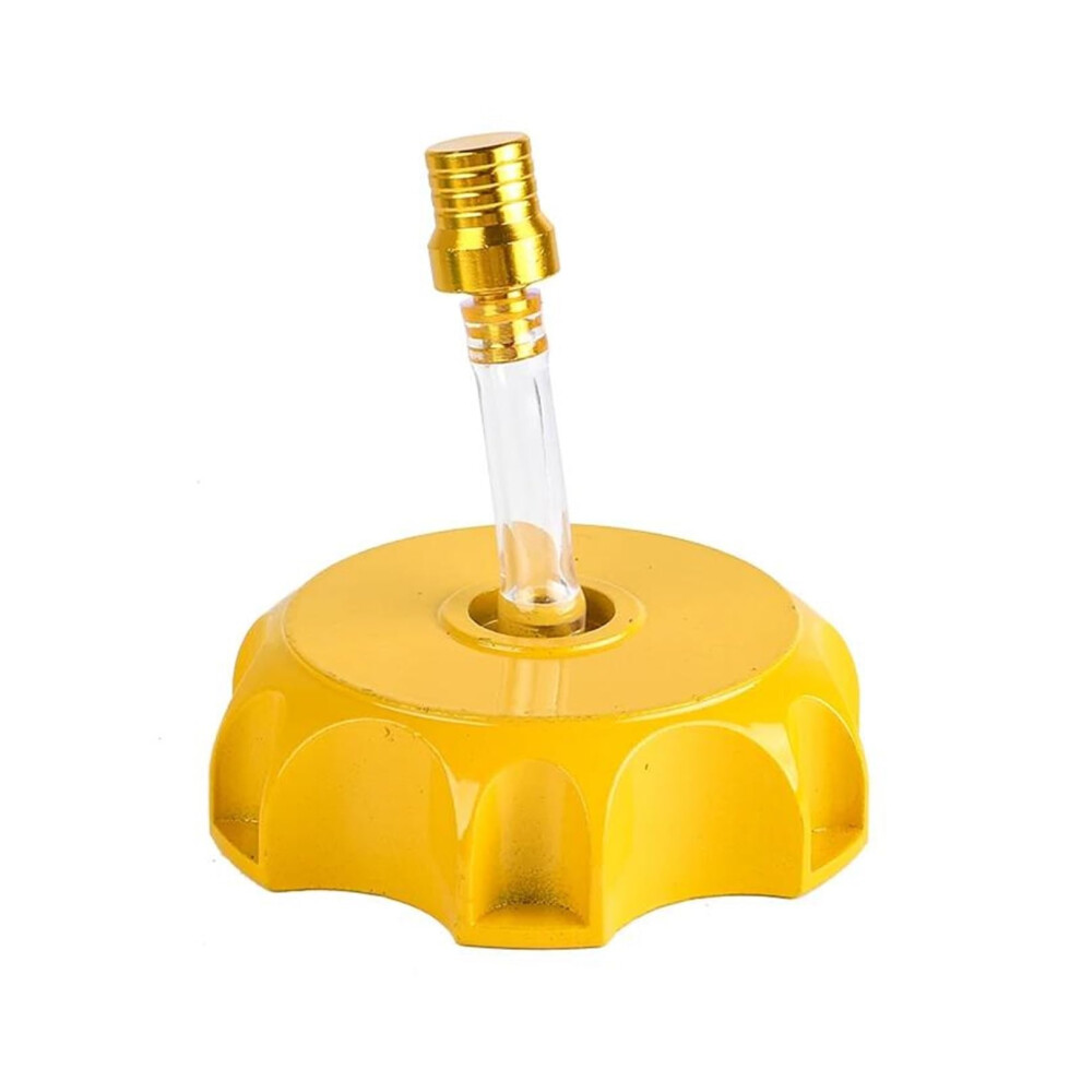 Universal Motorcycle 50Mm Gas Fuel Tank Cap Breather Vent Motocross Atv Dirt Bike For Parts(Gold) Universal Fit Gold 9323874081298