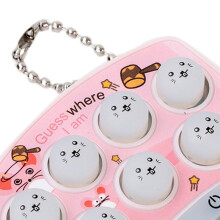 Mini-Hamster Memory-Button Spielzeug-Schlüsselanhänger 145mAh Pink