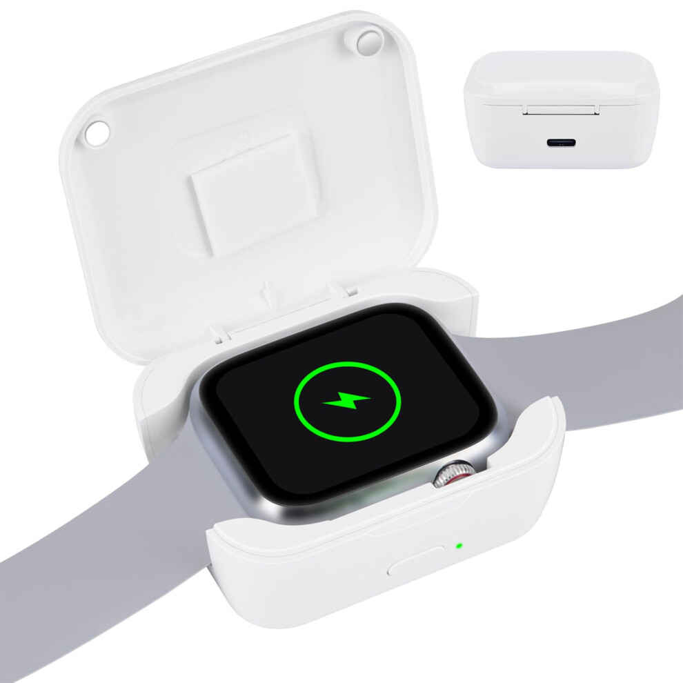 Watch Wireless Charging Compartment Magnetic Smart Charger Case Cordless Fast Charging Box Portable 750Mah Power Bank 9339159346105