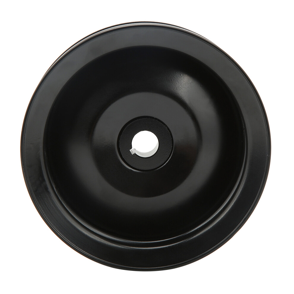 Double Groove Power Steering Pulley For Chevy 350 454 Engines Black 8031363554611