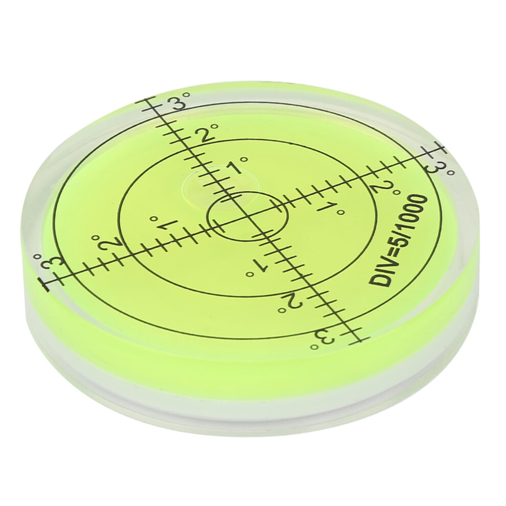 Bubble Spirit Level 60X60x12mm Round Circular Level With Scale For Leveling Camera Turntable Tripod Telescope 9339159346549