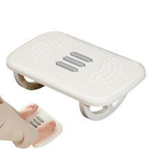 Foot Rest Adjustable Under Desk Foot Rest, Ergonomic Foot Stool, White, For Office, Work, Study, Home, Gaming