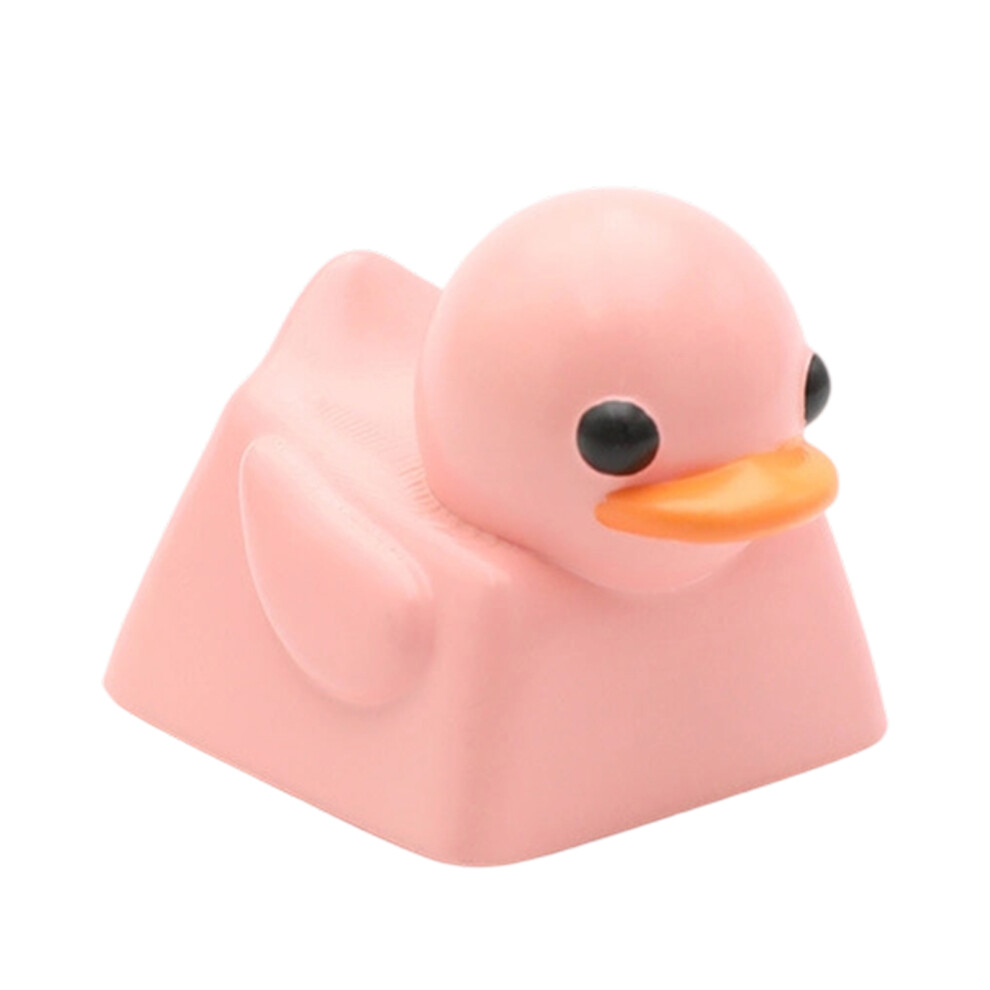 Cute Duck Esc Keycap Cartoon Resin Keycaps For Mechanical- Pink 7704000180924