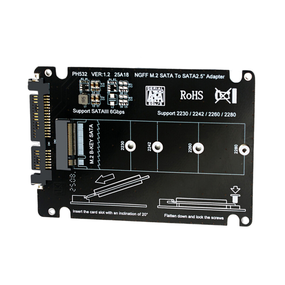 M.2 B Key Converter Card For 2230 2242 2260 2280 Hard Disk 7704000180962