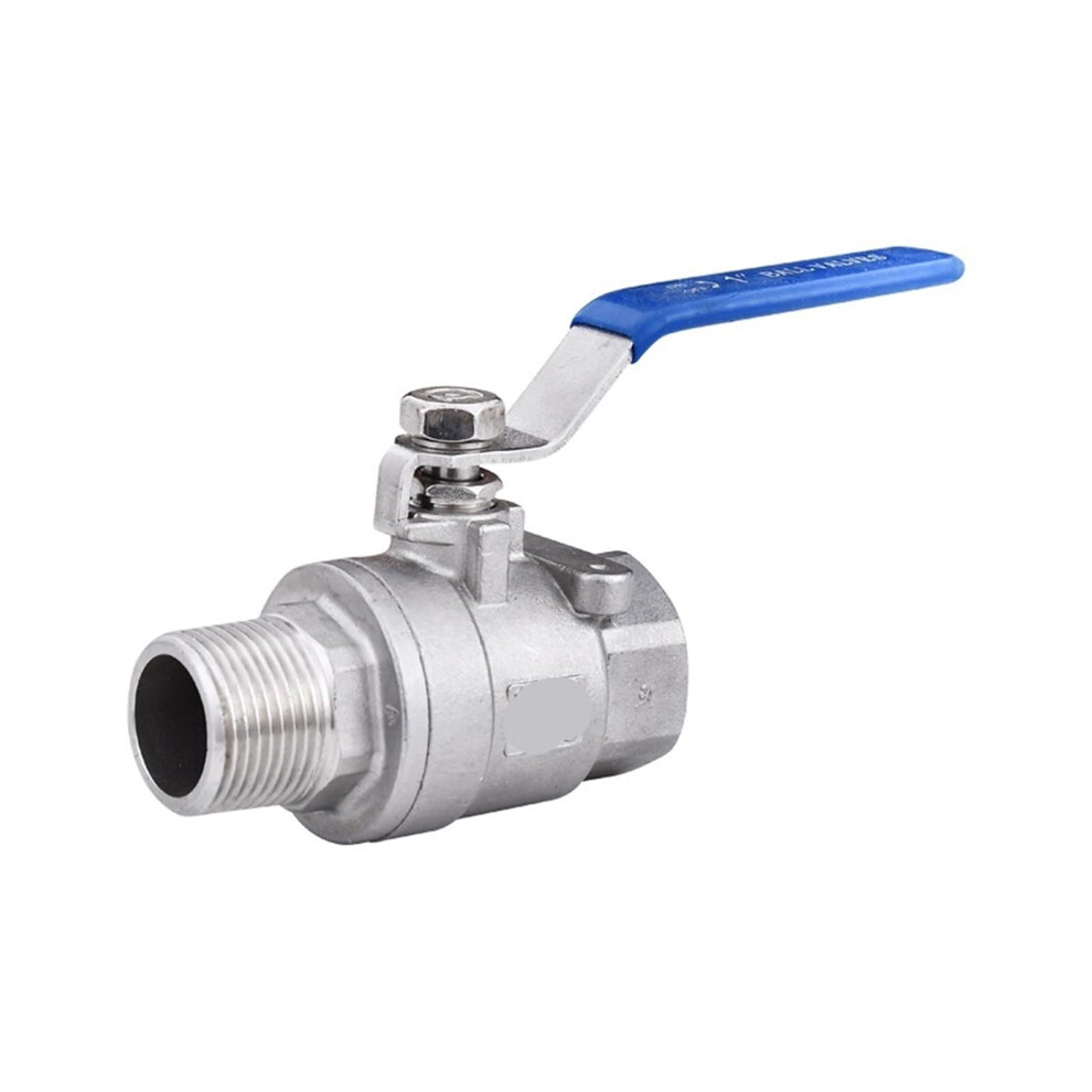 304 Stainless Steel Internal And External Wire Ball Valve Twopiece With Internal And External Thread G1 Manual Valve 9323874082165