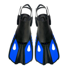 Diving Training Fins Silicone Adjustable Unisex Swim Fins For Stronger Kick Propulsion Blue EU 3247 LXL 4247