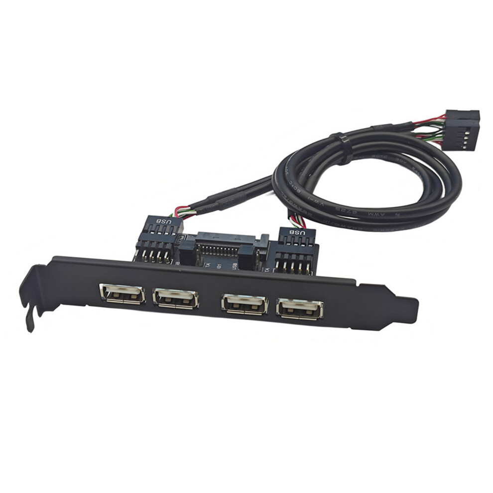 9Pin Usb2.0 Rear Panel Expansion Bracket For Desktop Computers 7704000180870